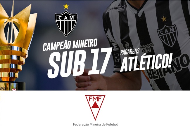 Atlético vence nos pênaltis e conquista o Mineiro sub-17
