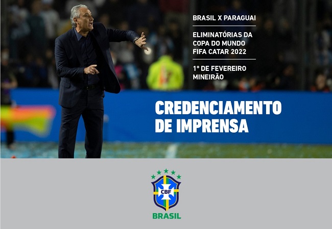 Disponível o credenciamento de imprensa para o jogo Brasil x Paraguai, no Mineirão 