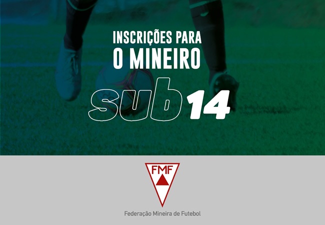 Campeonato Mineiro Sub-14 tem edital publicado e está com inscrições abertas